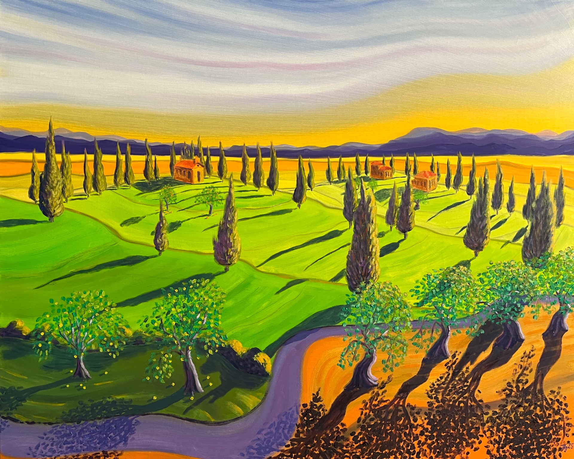 Coming up: ‘VÅRE LANDSKAP 2’. Sted: Gulden Kunstverk, Steinberg v/Mjøndalen. 13.-28.sept.2025. Anna-Brita Bakken og Torleiv Agdestein. Vernissage lørd.13.sept. kl.14.00